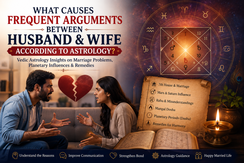 What Causes Frequent Arguments Between Husband and Wife According to Astrology?